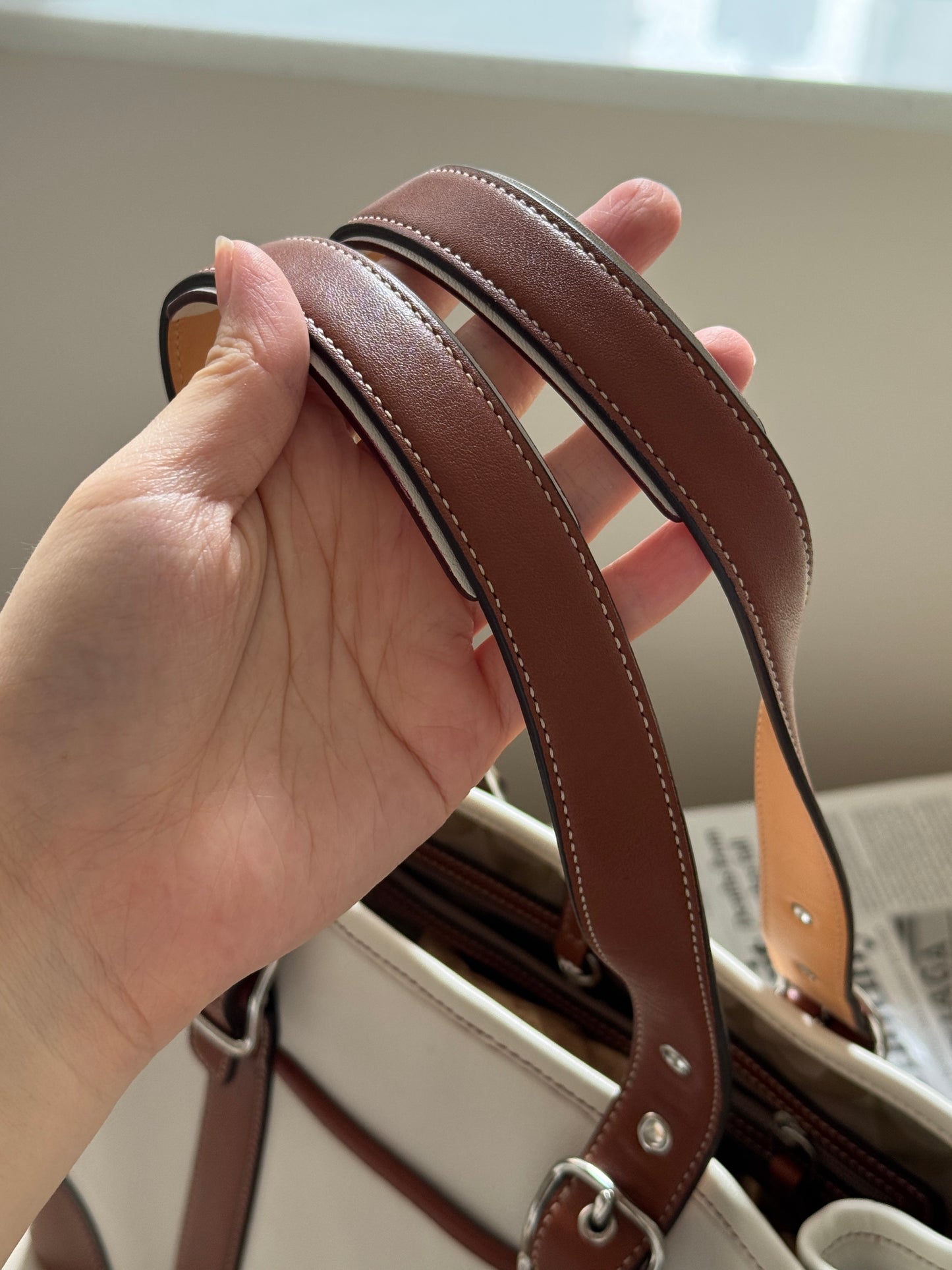 Vintage C o a ch calfskin hampton tote⚾️