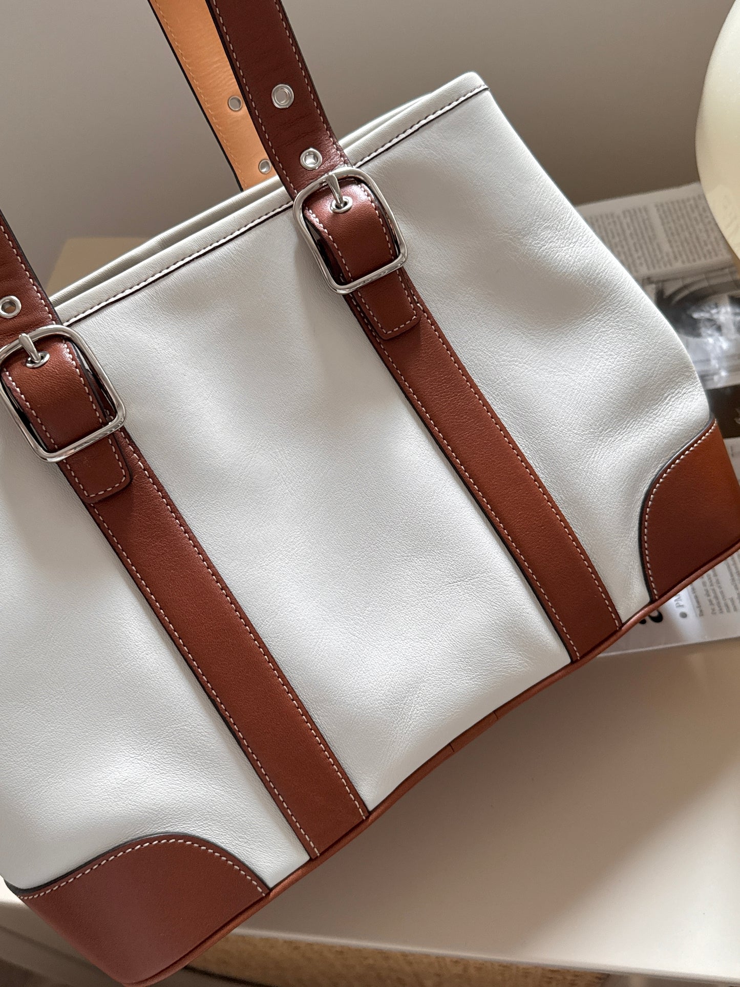 Vintage C o a ch calfskin hampton tote⚾️