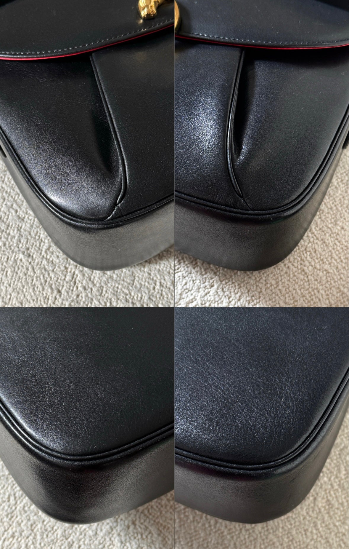 Vintage Cartier豹頭金扣crossbody bag