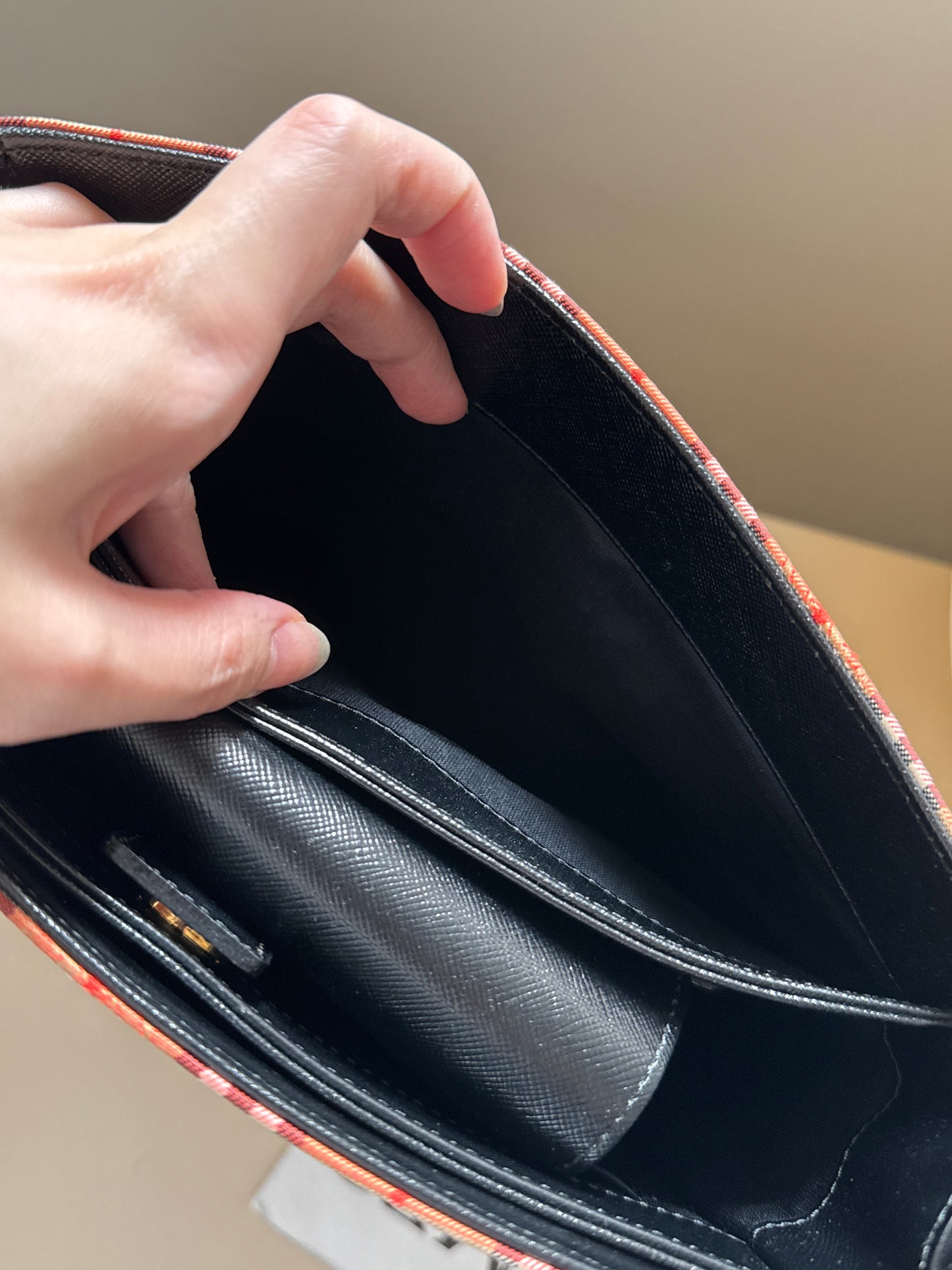 Vintage Burberry 戰馬格紋shoulder bag🪐