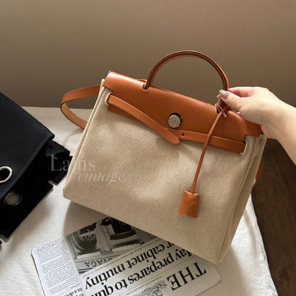 Vintage Hermes herbag 31🤎full set!