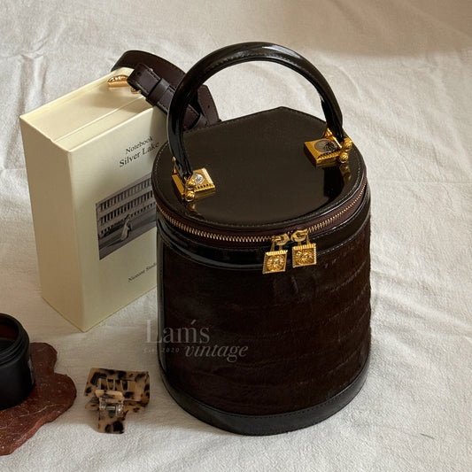 Vintage Versace 朱古力太陽神bucket bag