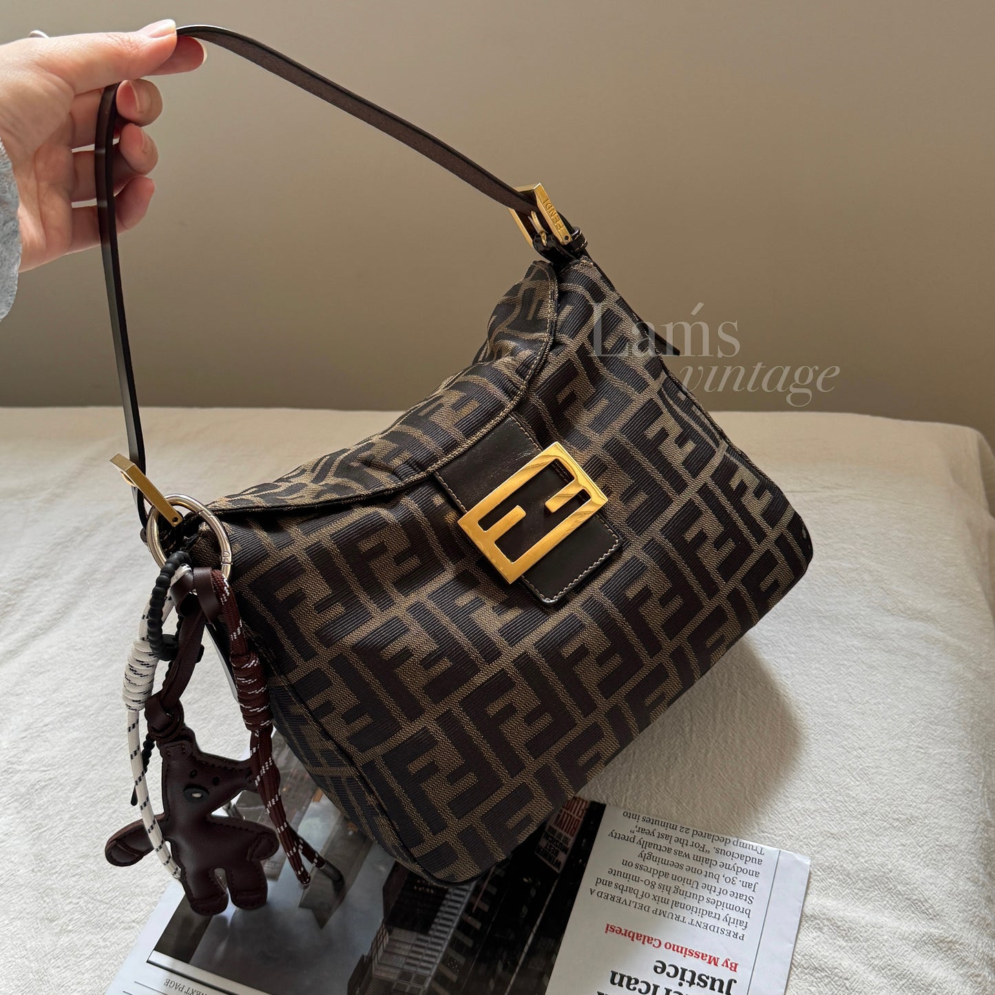 Vintage Fendi zucca baguette 🌞
