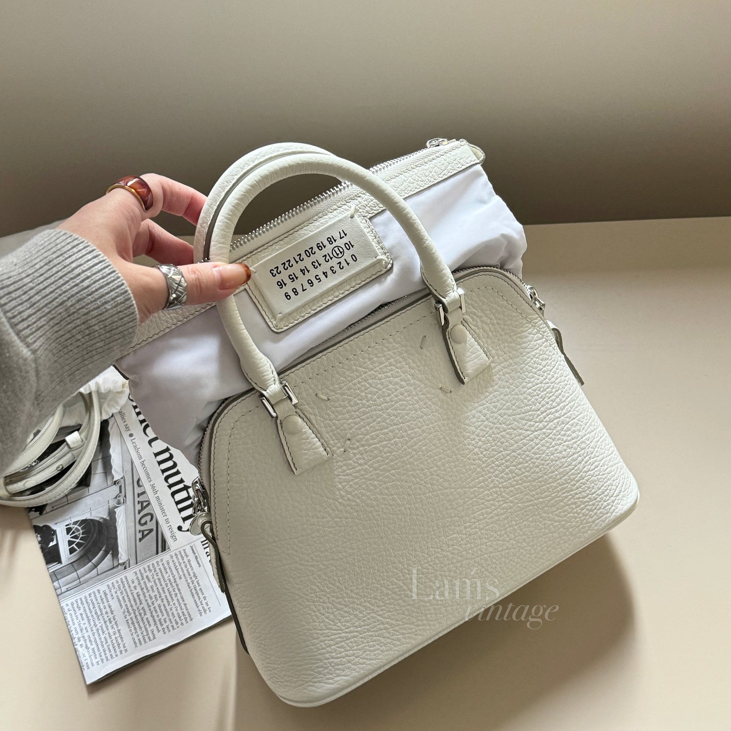 現代款保存品！Maison Margiela classique bag 3-way