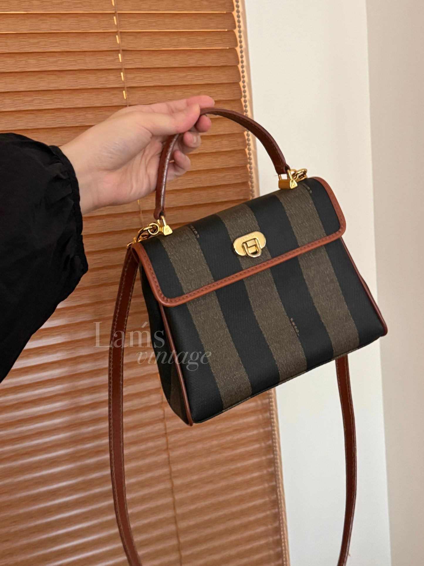 Vintage Fendi pequin mini kelly🪐