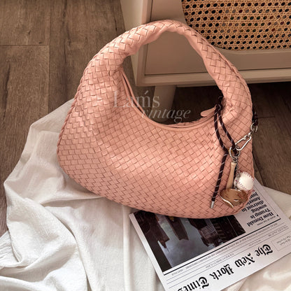 Vintage Bottega Veneta 櫻花粉hobo🌸