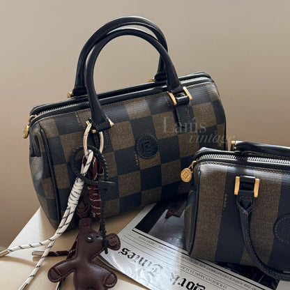 Vintave Fendi 棋盤格boston♟️