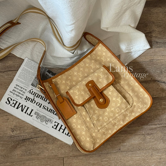 Vintage Louis Vuitton 奶茶牛仔crossbody bag
