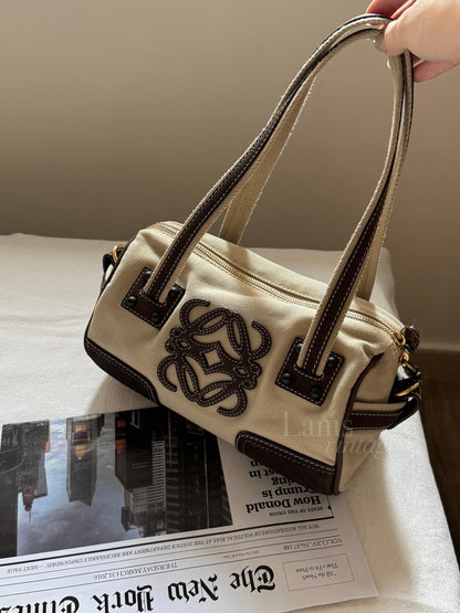 Vintage Loewe canvas leather 2-way