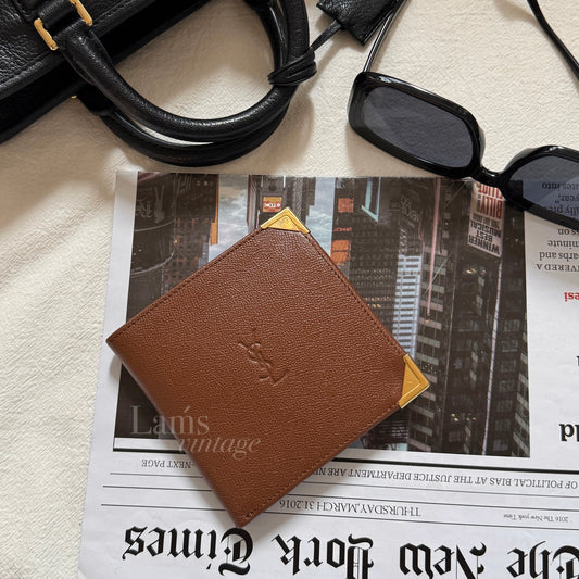 Vintage YSL leather wallet