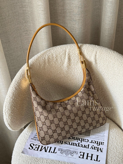 Vintage Gucci monogram hobo