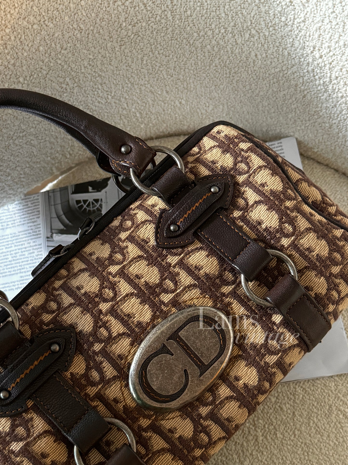 Vintage Dior brown monogram bag