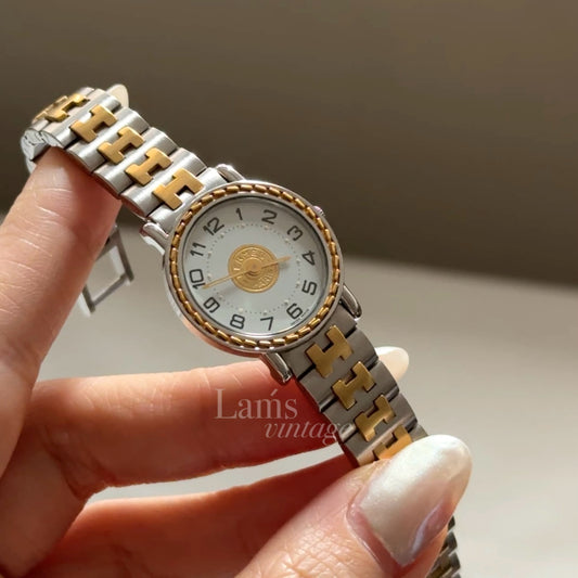 Vintage Hermes the “gold coin” watch✨