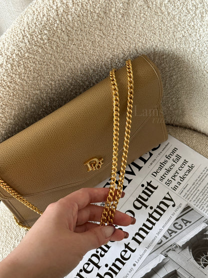 Vintage Dior 2-way envelope chain bag