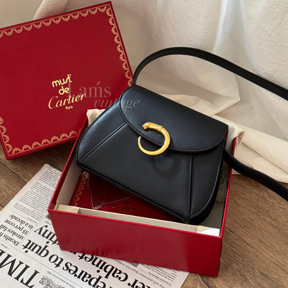 1995 Vintage Cartier黑金豹頭3-way🐆