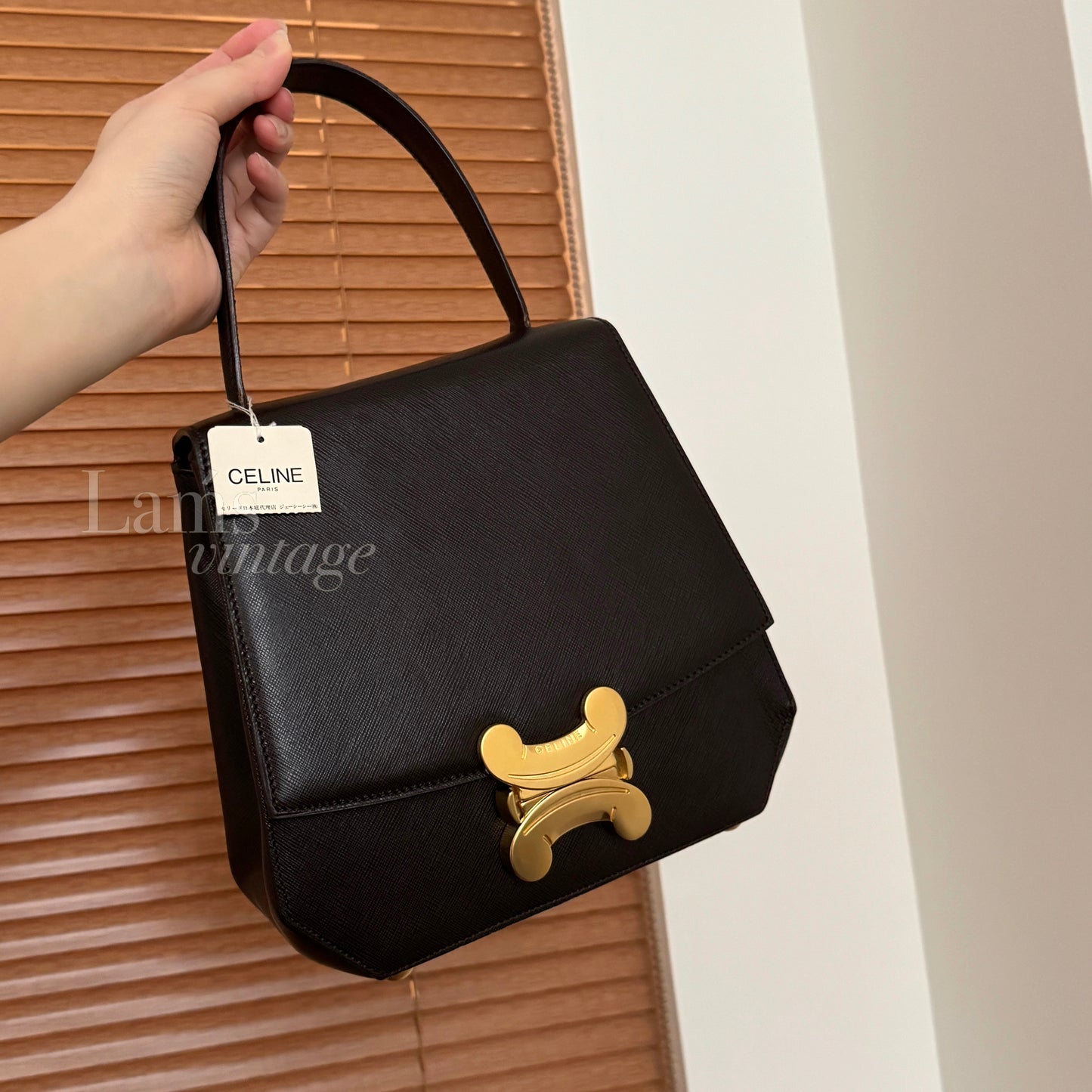 Vintage Celine triomphe 2-way top handle bag🌟