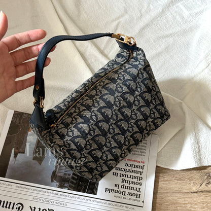 Vintage Dior navy trotter飯盒包🍙