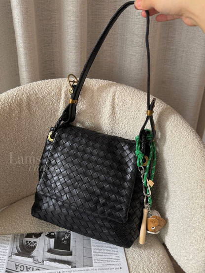 Vintage Bottega Veneta flap hobo bag