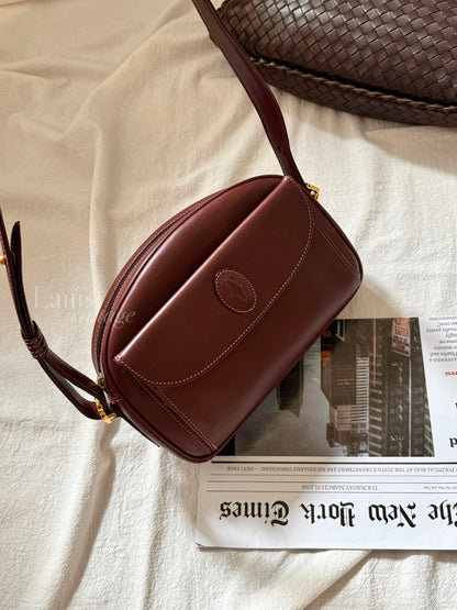 Vintage Cartier bordeaux 2-way蛋蛋袋🍷