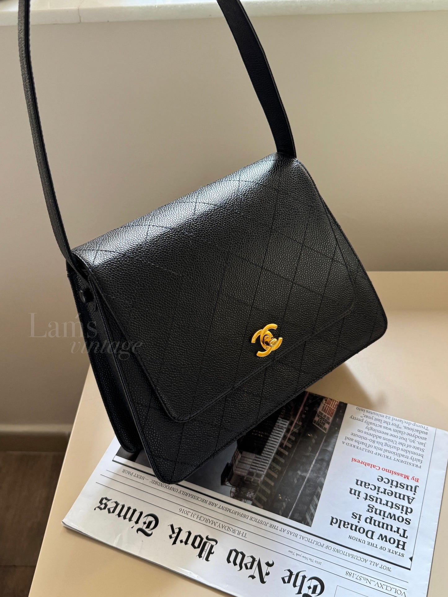 Vintage Chanel calfskin kelly🕶️