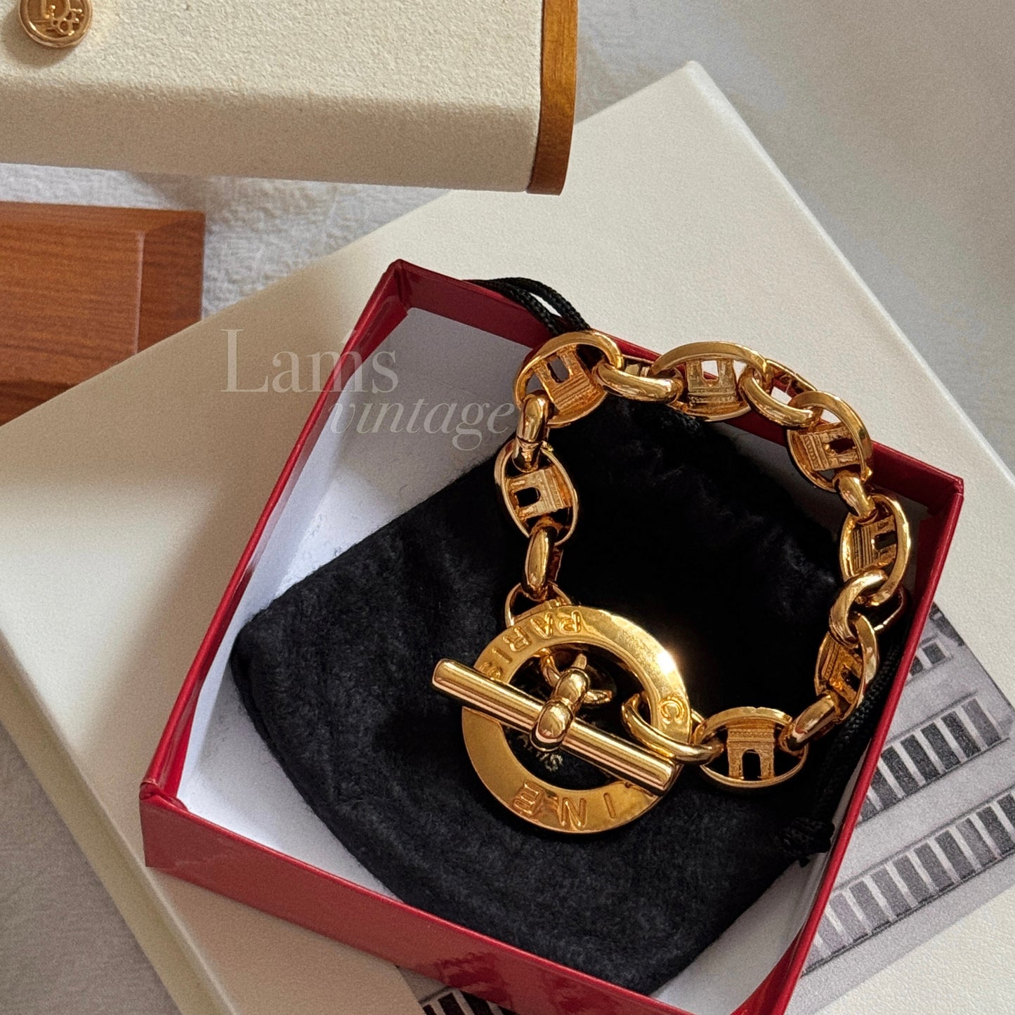 Rare! 1990s Vintage Celine triomphe bracelet 💫✨