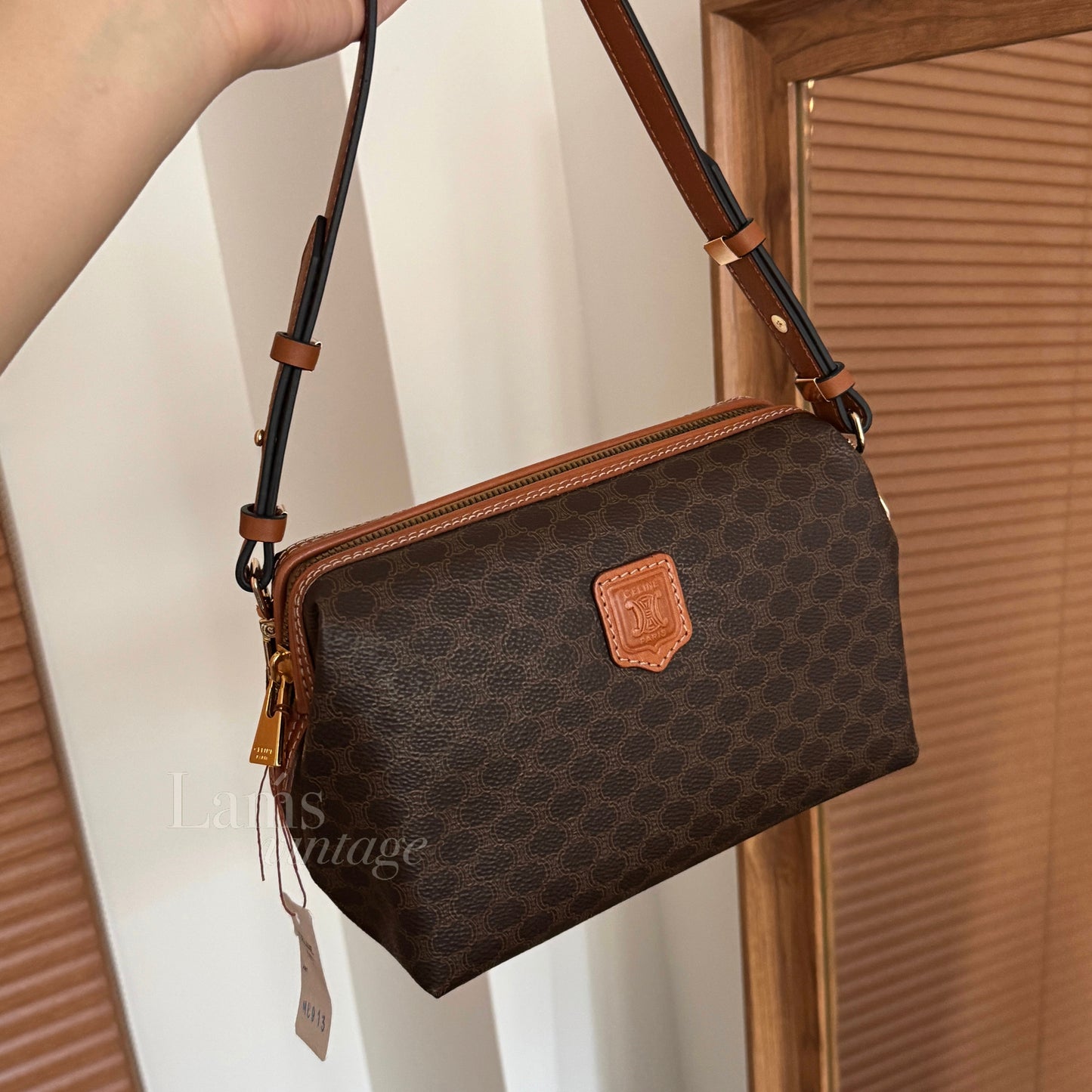 Vintage Celine macadam pouch🧸