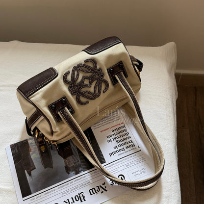 Vintage Loewe canvas leather 2-way