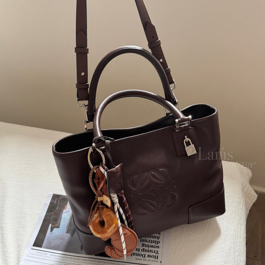 Vintage Loewe 2-way leather bag