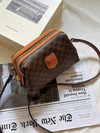 Vintage Celine macadam mini pouch