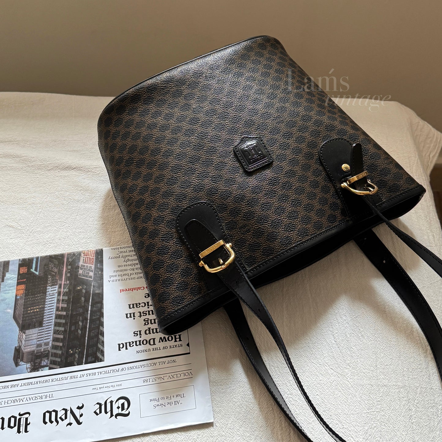 Vintage Celine 凱旋門monogram tote⛓️