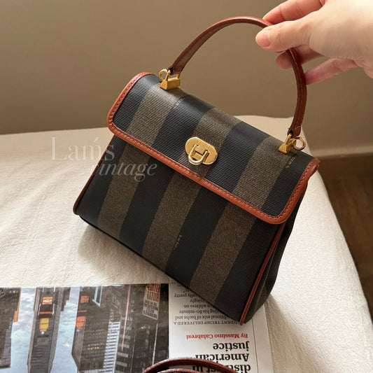 Vintage Fendi pequin mini kelly🪐