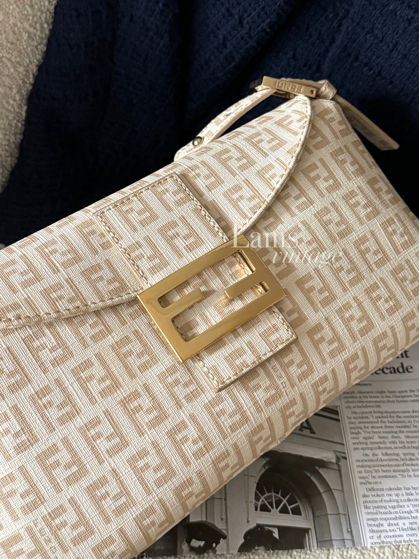 Vintage Fendi zucca baguette