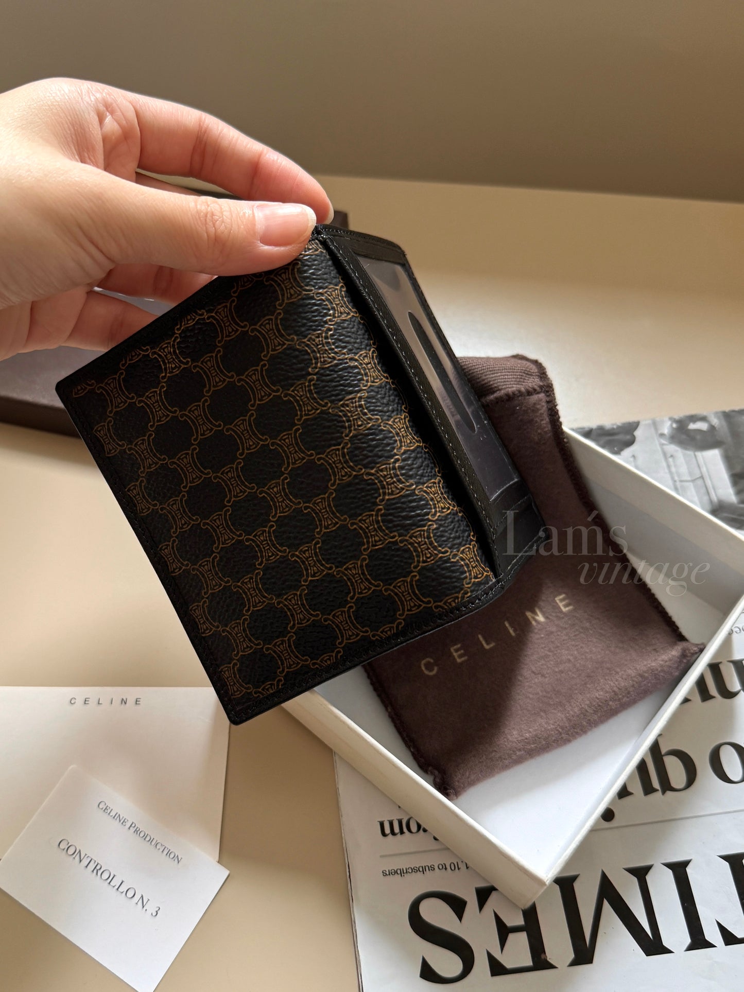 Vintage Celine macadam card case🗃️