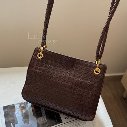 Vintage Bottega Veneta intrecciato shoulder bag🧸