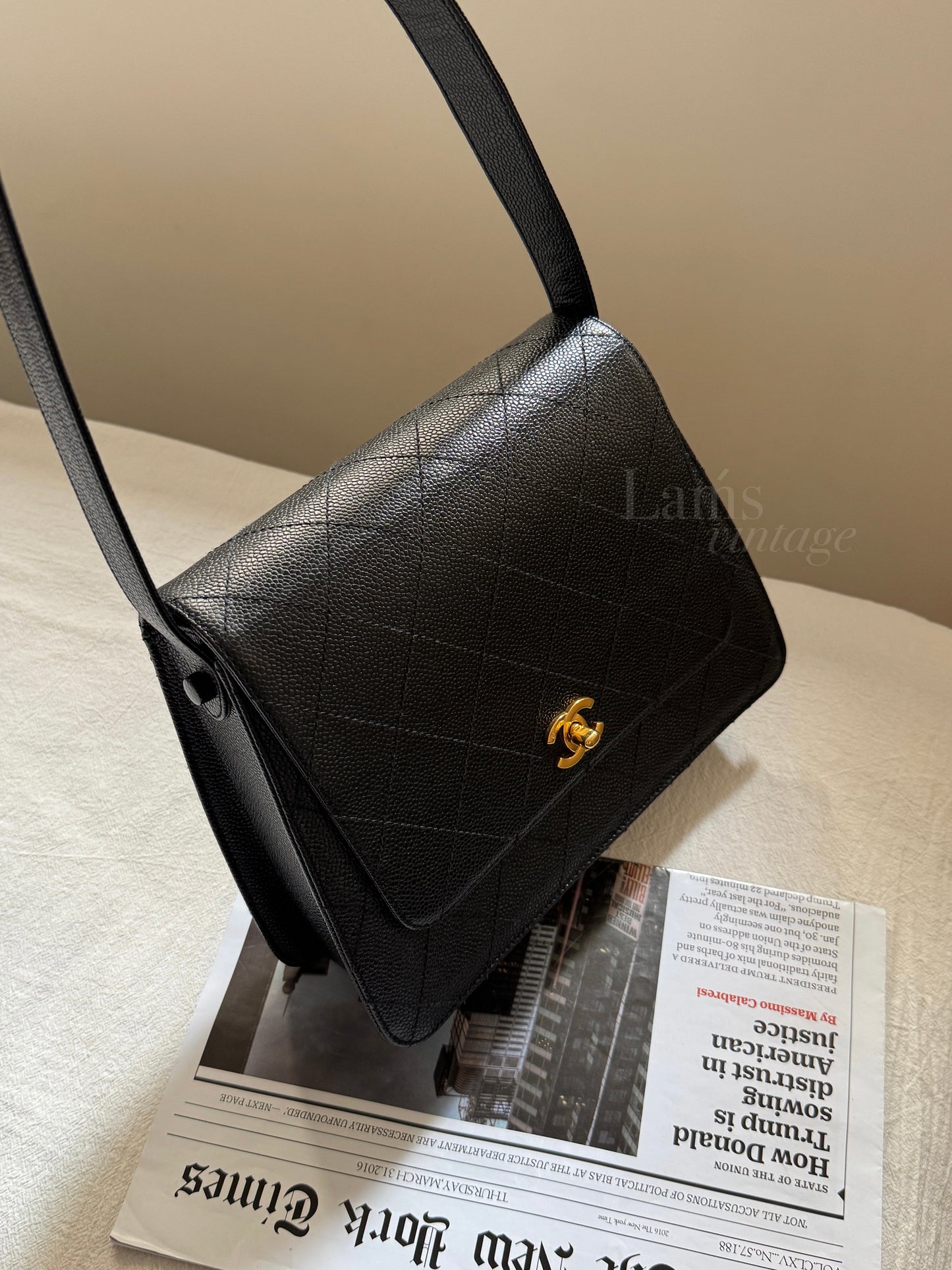 Vintage Chanel calfskin kelly🕶️