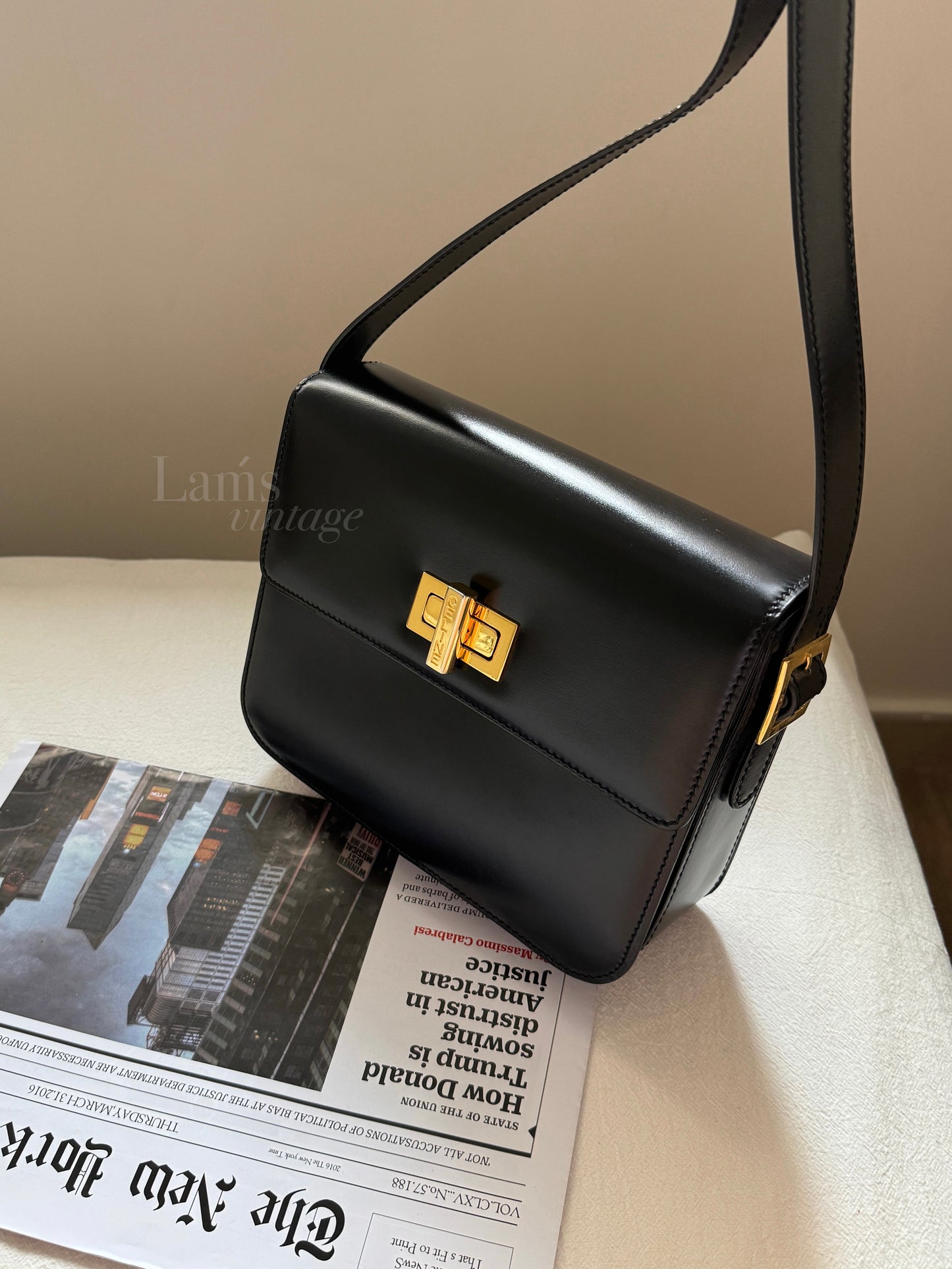 Vintage Celine turnlock豆腐包💫