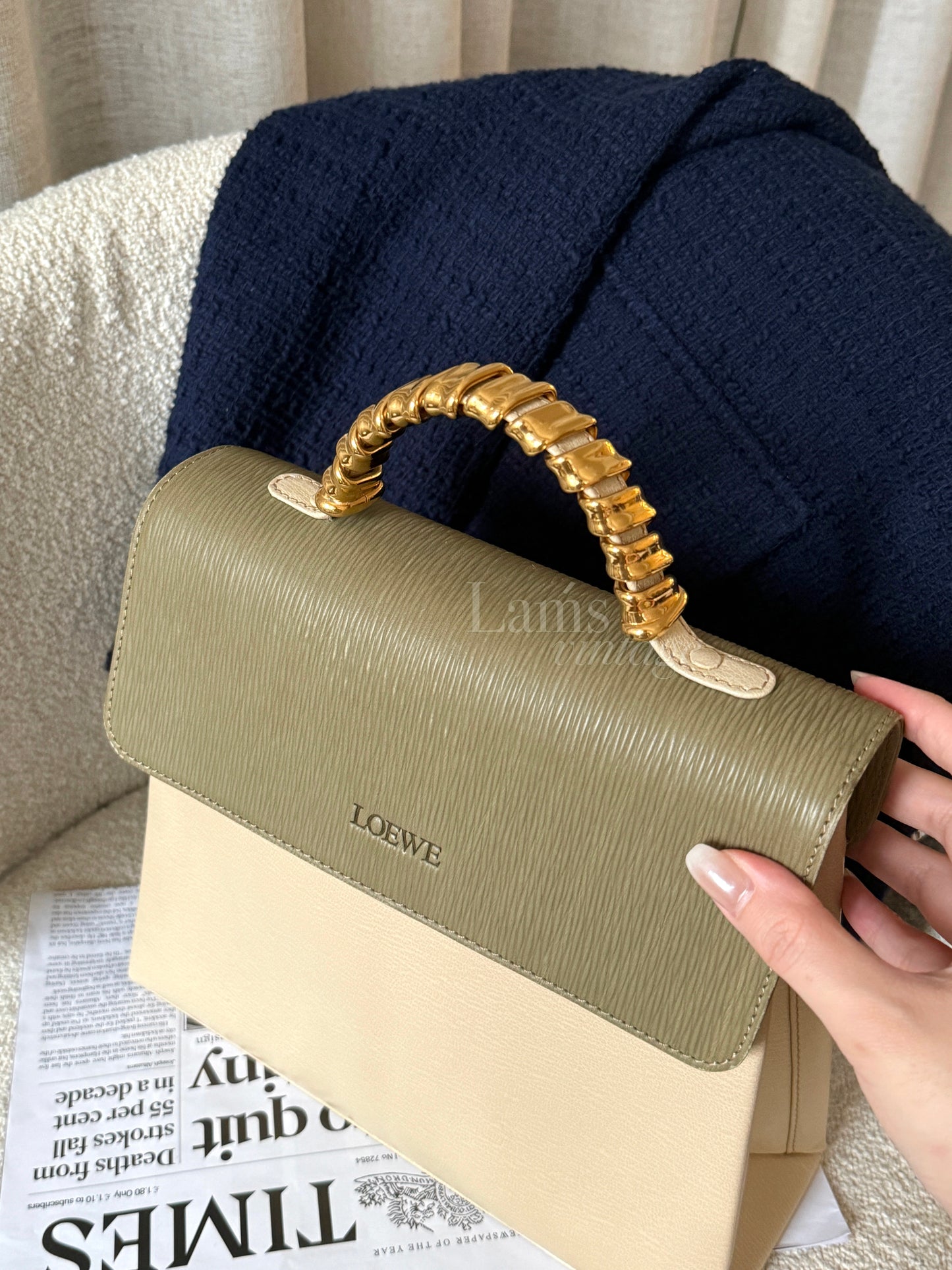 Vintage Loewe 蛇骨kelly