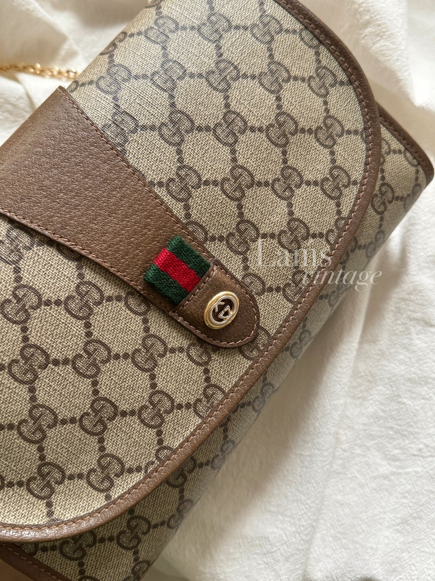 Vintage Gucci monogram pouch🍩