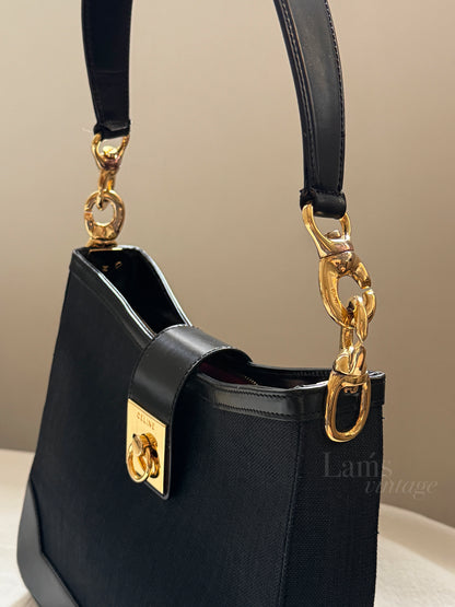 Vintage Celine 金環單肩hobo bag💫