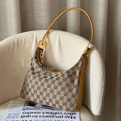 Vintage Gucci monogram hobo