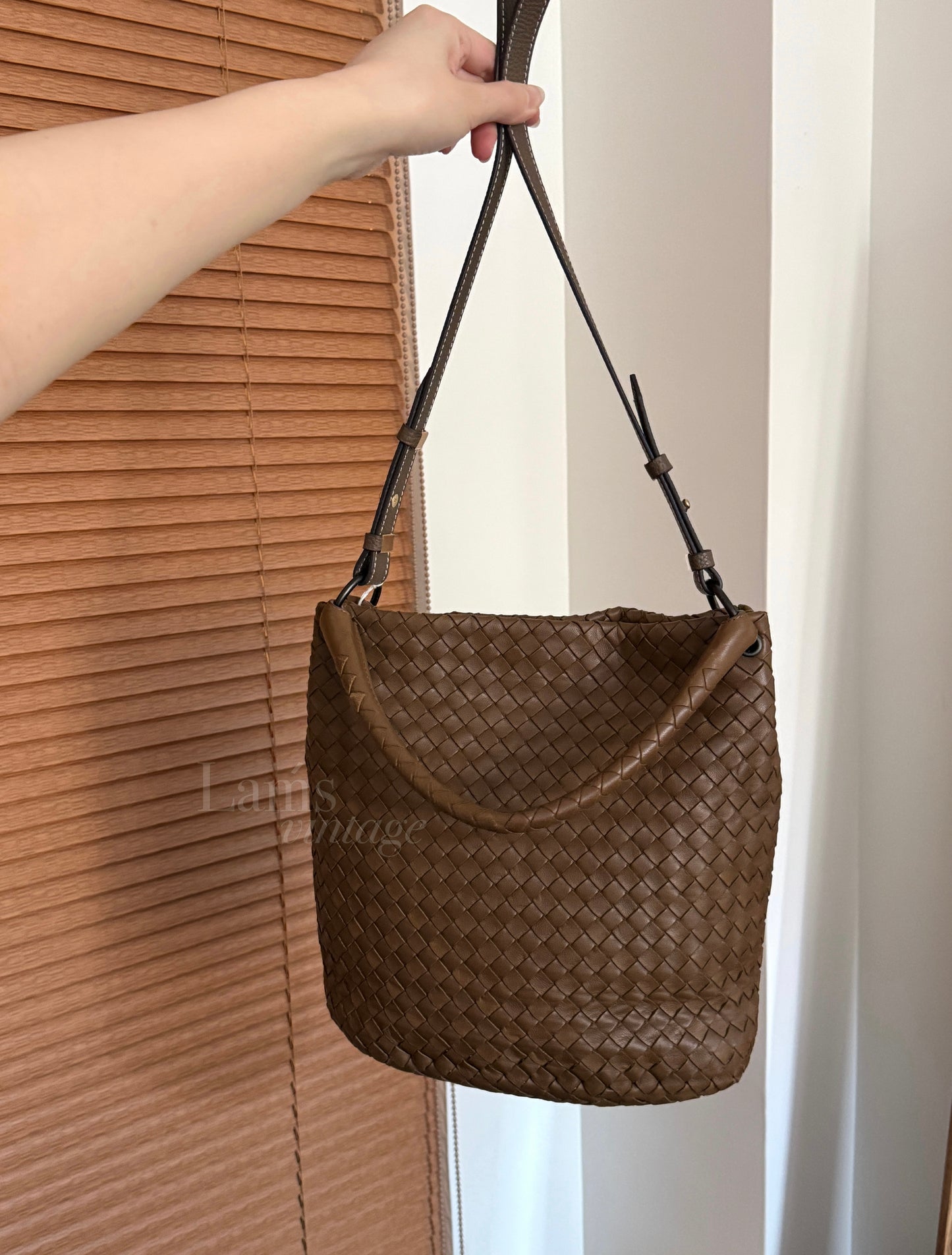 Vintage Bottega Veneta leather bucket🧺