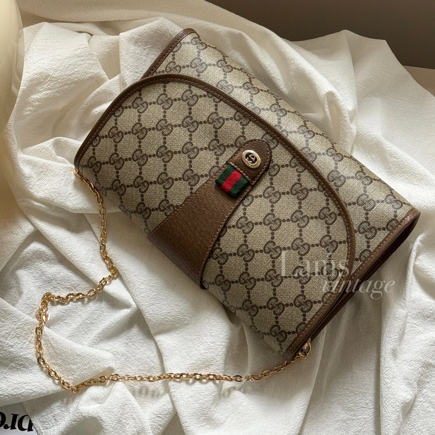 Vintage Gucci monogram pouch🍩