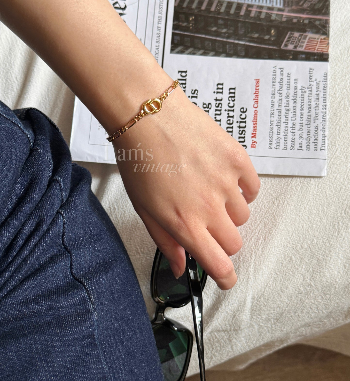 Vintage Dior CD bracelet💫