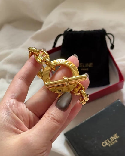 Rare! 1990s Vintage Celine triomphe bracelet 💫✨