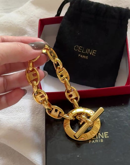 Rare! 1990s Vintage Celine triomphe bracelet 💫✨