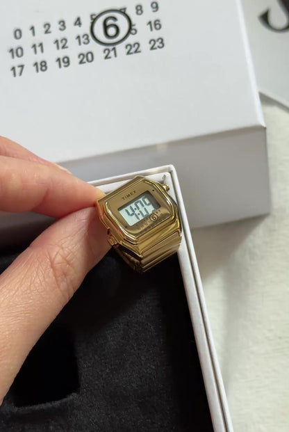Brand new, Timex x MM6 ring watch S/M